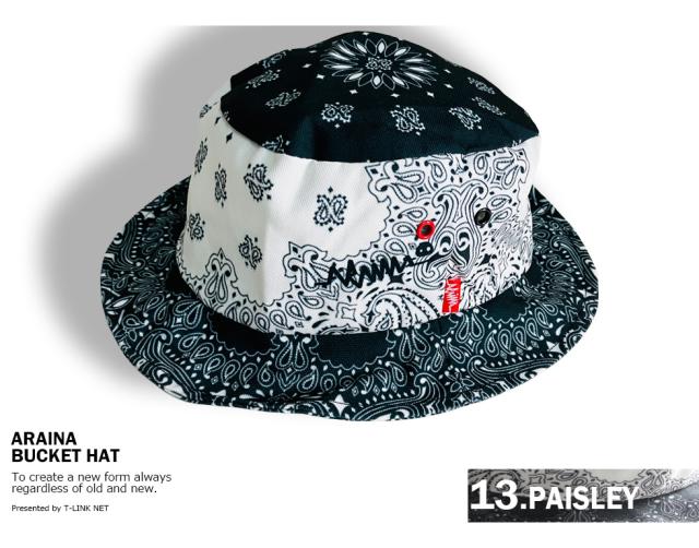 ARAINA  総柄バケットハット 15パターン