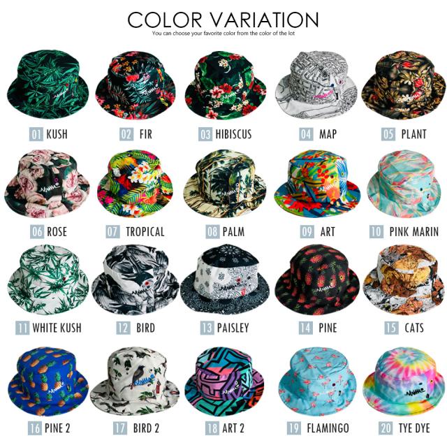 ARAINA  総柄バケットハット 15パターン