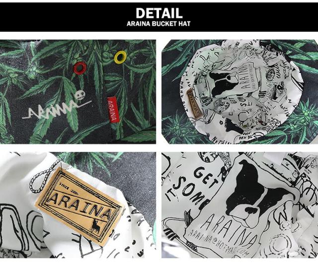 ARAINA  総柄バケットハット 15パターン