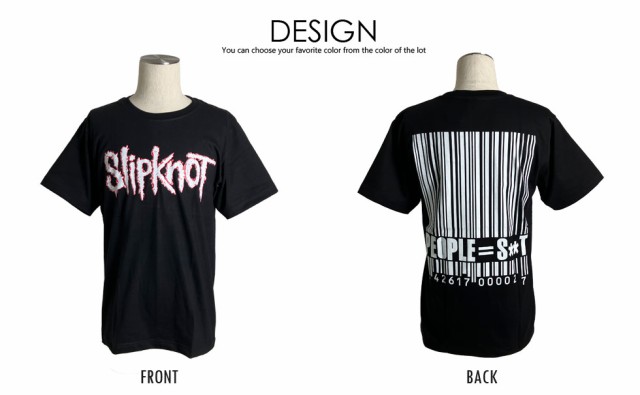 SlipKnoT Tシャツ スリップノット バーコード ロックTシャツ バンドTシャツ 半袖 メンズ レディース かっこいい バンT ロックT  バンドT ｜au PAY マーケット