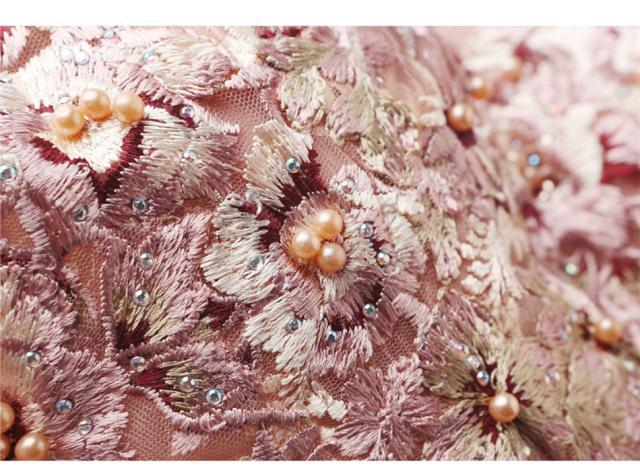 超人気 カラードレス ロングドレス パーティドレス ワンピ ピンク