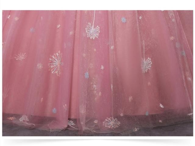 新作 パニエ付 カラードレス パーティドレス ロングドレス ワンピ