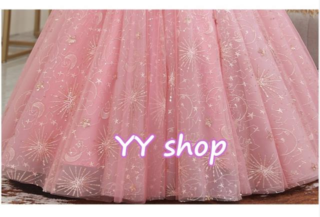 ピンク 赤 カラードレス ロングドレス パーティドレス ワンピ Aライン