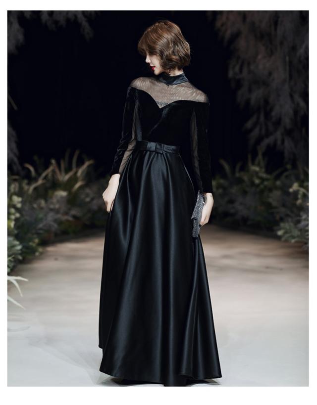 エレガント ロングドレス パーティドレス ワンピ ナイトドレス オフ