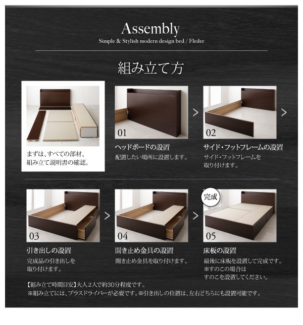 スタンダー® お客様組立 ゼルトスプリングマットレス付き 床板仕様 ダブルサイズ ダブルベの通販はau PAY マーケット - e-バザール|商品ロットナ 国産 収納ベッド 棚付き コンセント付き Fleder フレーダー ⊉シングル