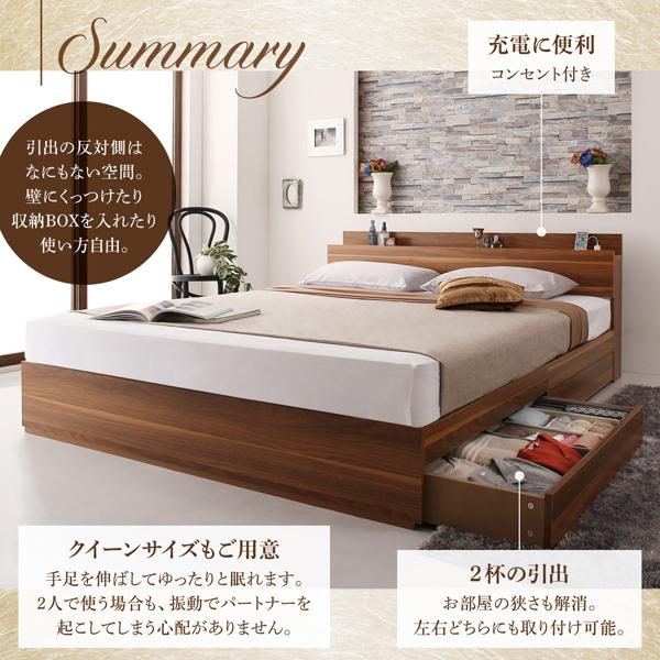 NEW即納 棚・コンセント付収納ベッド Irvine アーヴァイン 国産カバーポケットコイルマットレス付き シングルサイズの通販はau PAY マーケット - e-バザール|商品ロットナンバー:379544249 国産NEW