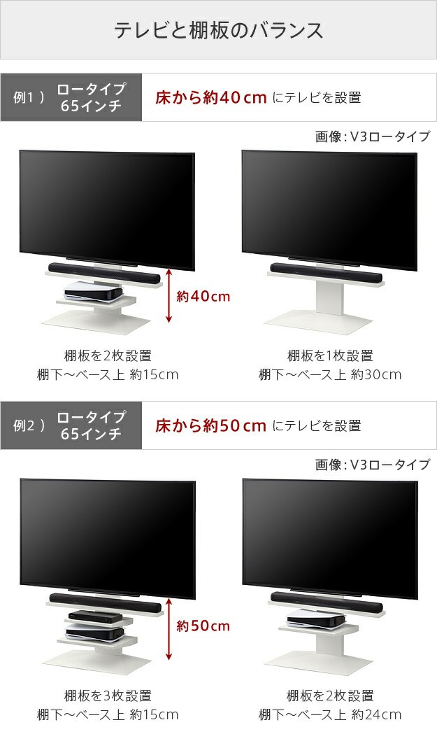 WALLインテリアテレビスタンドV3・V2・S1対応 ポータブルゲーム機