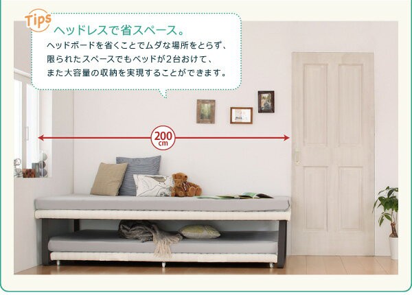 人気SALE定番 上段ベッドのみ 上段ベッド シングルの通販はau PAY マーケット - e-バザール|商品ロットナンバー:303913217 親子ベッド Bene&Chic ベーネ&チック 薄型軽量ボンネルコイルマットレス付き 通販人気