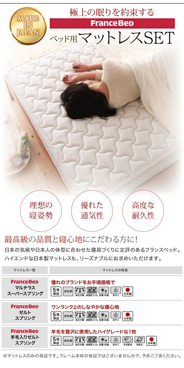 日本製新品 セミシングルベッド ベット マットレス付き 組立設置 国産跳ね上げ 収納ベッド Pratipue プラティーク セミシングルサイズ グランド 横開の通販はau PAY マーケット - e-バザール|商品ロットナ 人気高品質