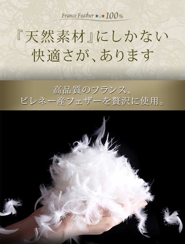 新作 フランス産フェザー100%羽根掛布団 キング 掛け布団 掛けふとん ダウンの通販はau PAY マーケット - e-バザール|商品ロットナンバー:218482138 キング 羽毛布団 羽毛ふとん 秋用 冬用 春用 在庫限定品