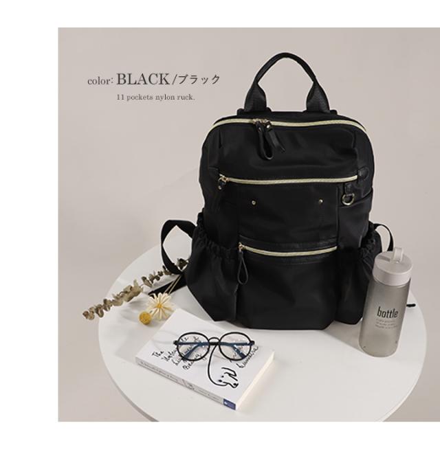 バーバリー　リュック　ロゴ　ナイロン　レザー　黒　バックパック　A4可能　大容量 ☆関税込☆BURBERRY☆ロゴプリントメンズリュックサック☆正規品