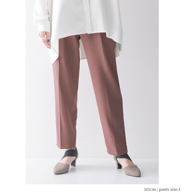 【送料無料】『色が選べる♪オンオフ使えるコーデ2点SET』 【メール便不可】【30】[2点セット 2024 レディース 春秋冬 シャツ 長袖 ドルマンシルエット ロングパンツ テーパード クロップド丈 cjz0498]※返品・交換不可※