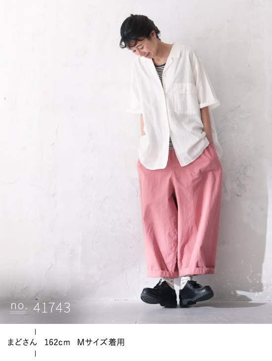 ツバメガレージ ポケットに手を入れてサマになるシャツ レディース