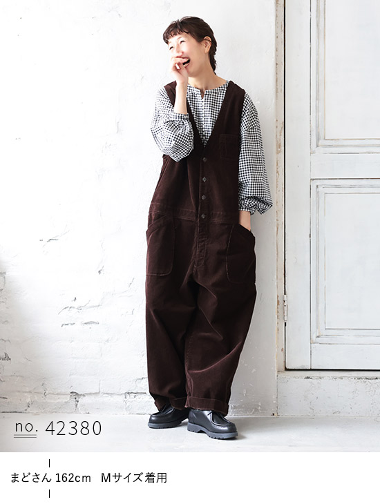 《通常販売START！》店長がつくった、コーデュロイなサロペット レディース オーバーオール オールインワン つなぎ ボトムス