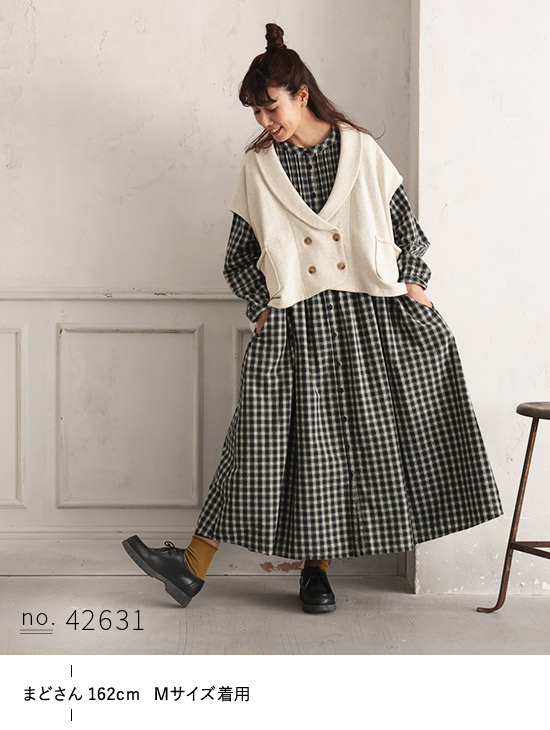 ついに再入荷！】よくばりな、ネイビーのワンピース。 レディース