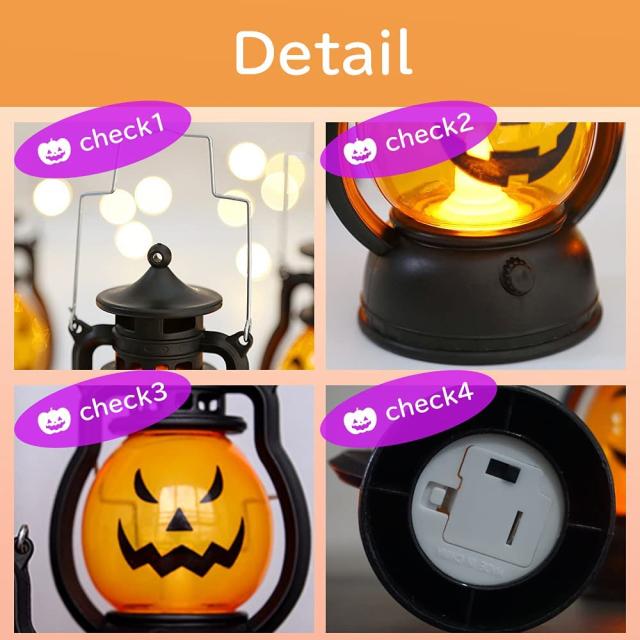 ハロウィーン　デコ　パンプキン＆お化け屋敷ランタン 92840.jpg