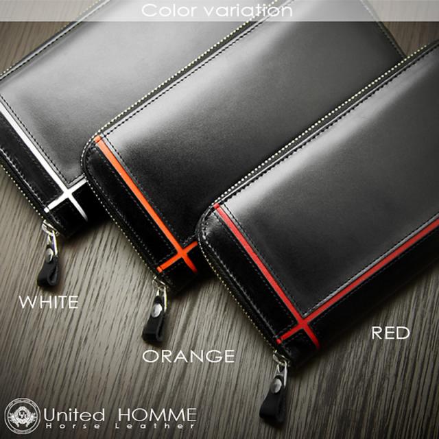 United HOMME 長財布 財布 ファスナー ロングウォレット