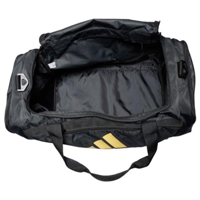 大容量27L新品adidas シンプルブラックパック | タブレット対応 adidas アディダス ダッフルバッグ 48リットル ボストンバッグ