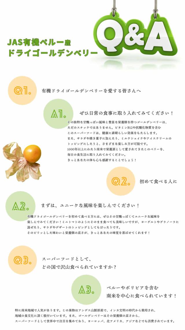 有機JASドライゴールデンベリー 300g ペルー産インカ  Organic Peruvian Incan Berry オーガニック食用ほおずき 