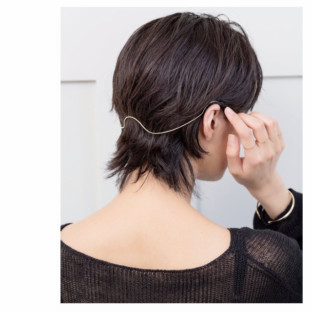 ゆうパケット送料無料】バックカチューシャ ヘアドレス ヘア