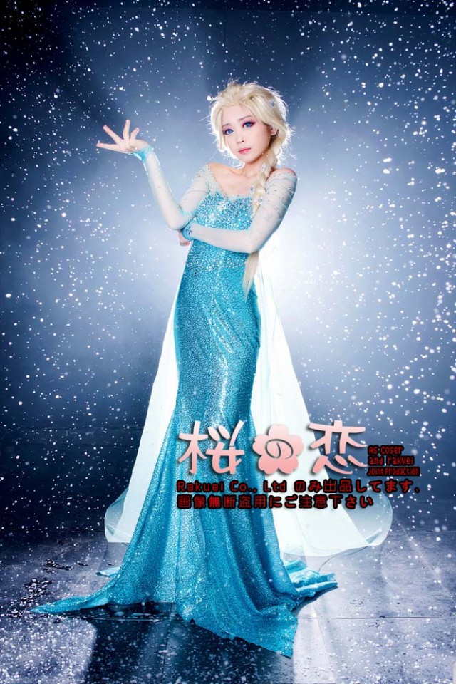 大人気 コスプレ衣装 マント付き ディズニー プリンセス風 Frozen白雪姫 Elsa ディズニーfrozen アナと雪の女王 風 ドレス 売り切れ必至 Carlavista Com