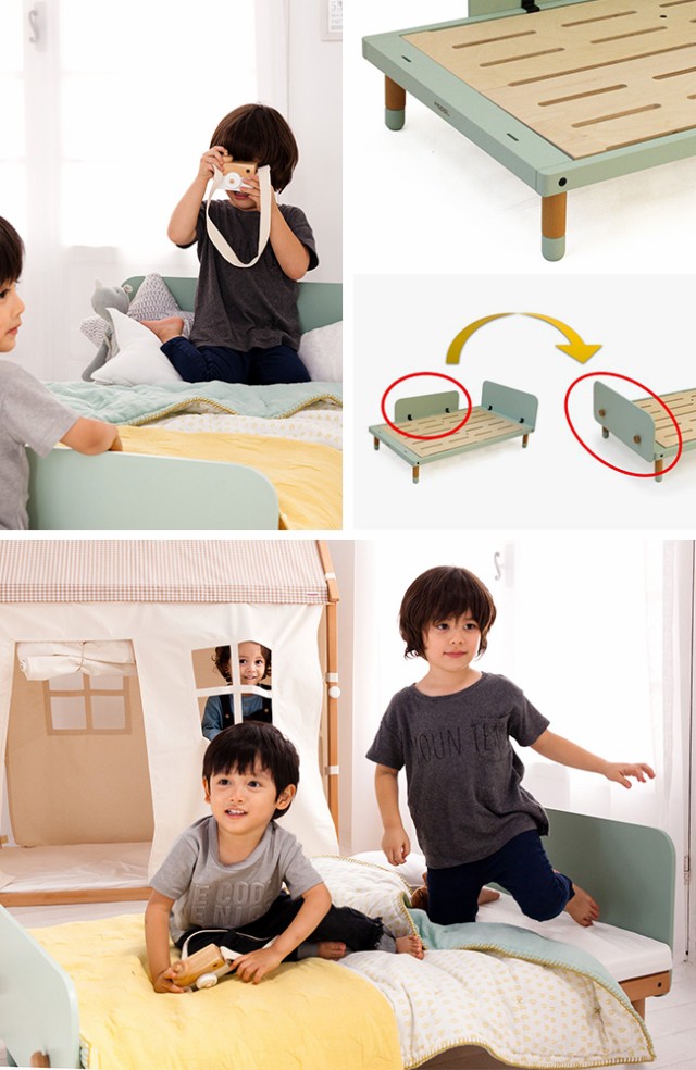 HOPPL bebed Kids ホップル キッズベッド HK-BED(木製 ベッド おしゃれ