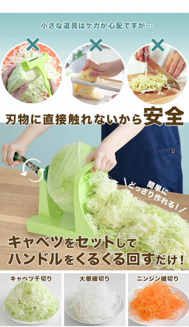 キャベックシェフ(キャベツ 千切り スライサー 機械 業務用 野菜カッター 千切り機 千切りスライサー 野菜 千切り器) 即納｜au PAY マーケット