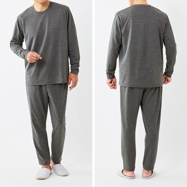 セルヴァン リカバリーケアシリーズ メンズ  長袖シャツ＆ロングパンツ 《上下セット》(リカバリーウェア 疲労回復) 1-2W