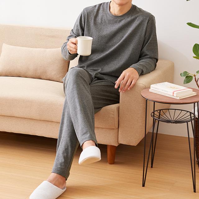 セルヴァン リカバリーケアシリーズ メンズ  長袖シャツ＆ロングパンツ 《上下セット》(リカバリーウェア 疲労回復) 1-2W