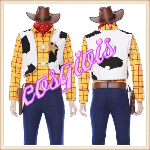 コスプレ衣装 コスチューム 警察服 コスプレデニム カウボーイ警察官 ハロウィン イベント 文化祭 仮装 映画  漫画 キャラクター 帽子 黄色チェック 長袖シャツ 乳牛色ベスト 大人 コスプレ スーツ アニメ パーティー スーツ コスプレ衣装 コスチューム 警察服 コスプレデニム カウボーイ警察官