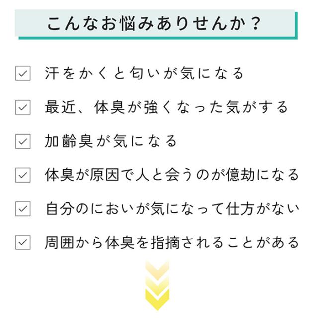 【DEOTOP】 デオトップ 4大悪臭に効く！消臭テープ付きインナー