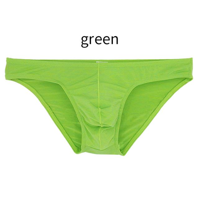 ピタピタローライズフィットの杢柄メンズビキニパンツ