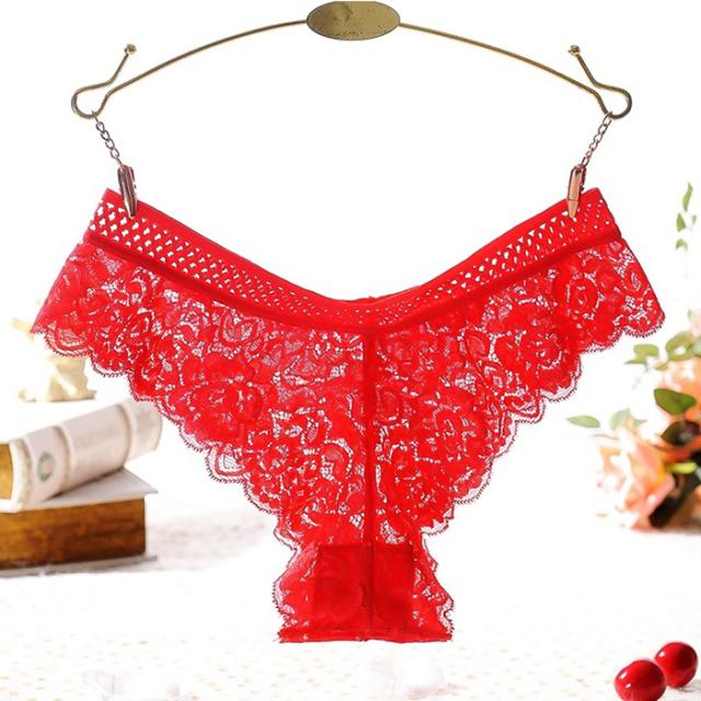 【プチプラ】 総レースのレディースブラジリアンショーツ