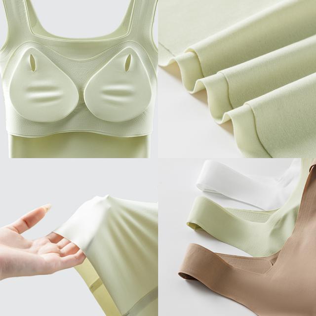 自然な美シルエット。着るだけでキレイに見えるシームレスタンク