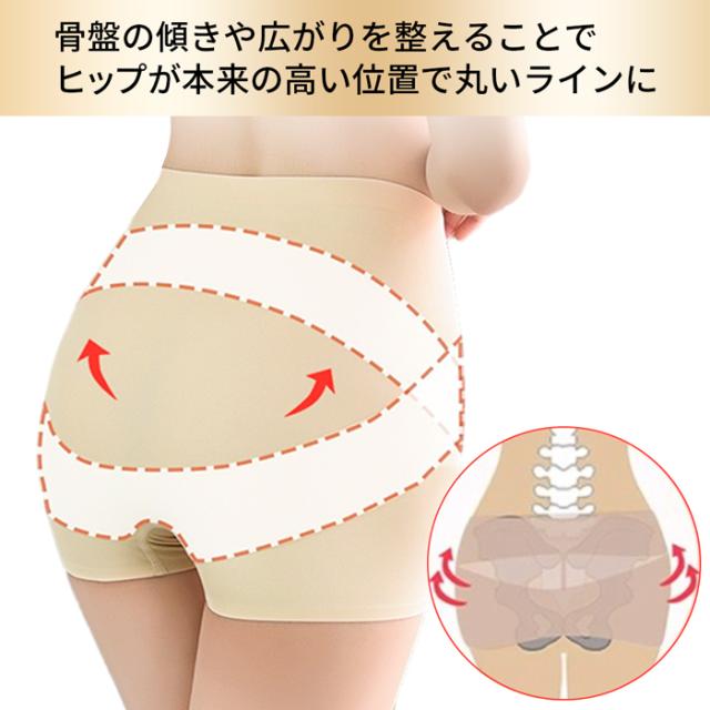 【送料無料】 履くだけ骨盤ケア＆ヒップアップガードルショーツ