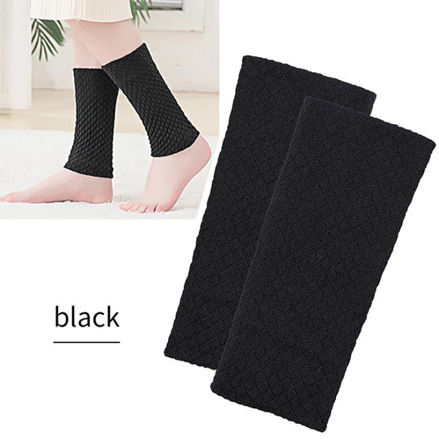 二重編みでしっかり保温！コンパクトなレッグウォーマー