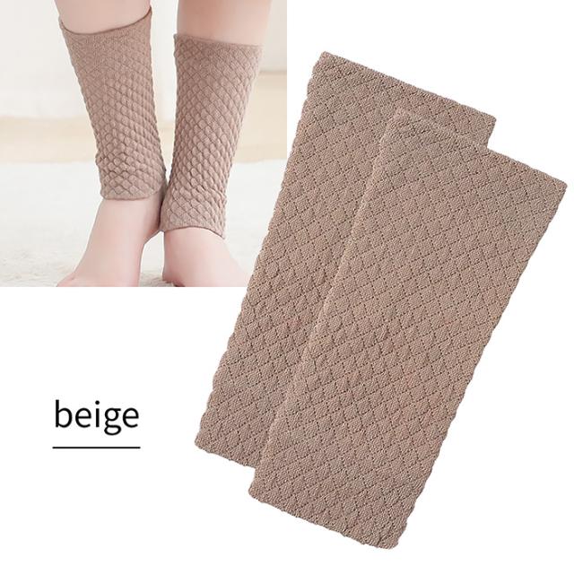 二重編みでしっかり保温！コンパクトなレッグウォーマー