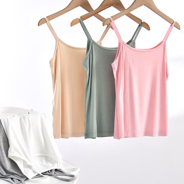 定番無地プチプラキャミソールタンクトップ