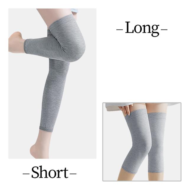 脚にも腕にも使える 綿混のあったかレッグウォーマー