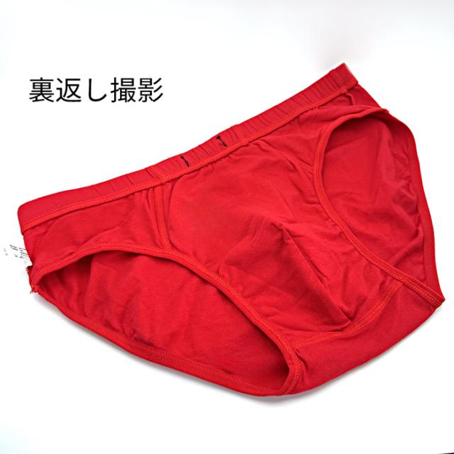 綿95％ 通気性がよくムレにくい快適ブリーフショーツ