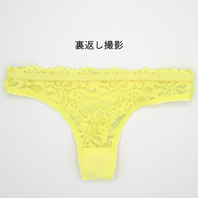 【プチプラ】 総レースのレディースセクシーTバックショーツ
