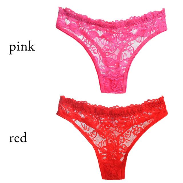 【プチプラ】 総レースのレディースセクシーTバックショーツ