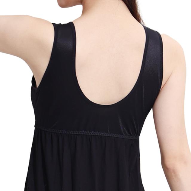 カップ付きマキシ丈ルームドレス