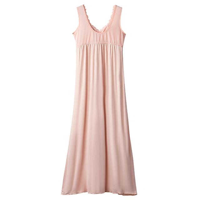 カップ付きマキシ丈ルームドレス