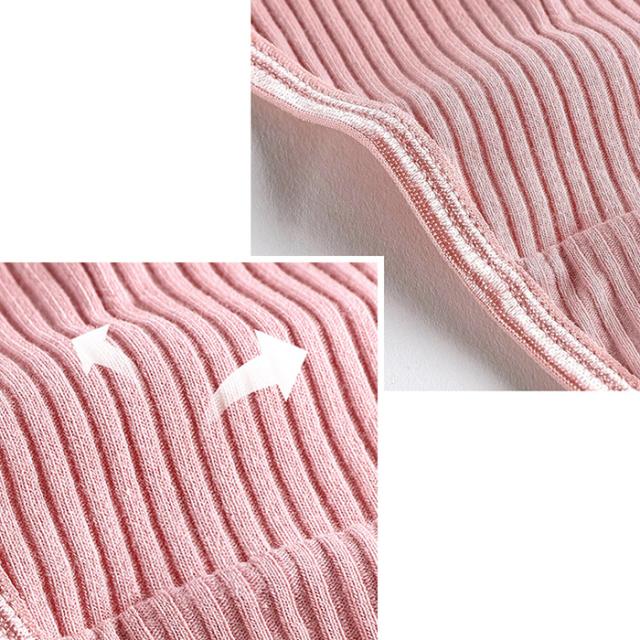 綿でお肌に優しい リブあみレディースTバック