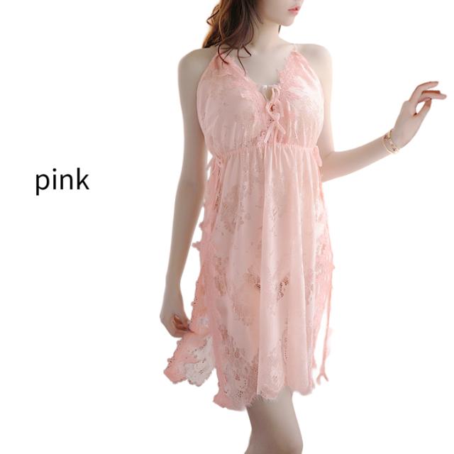 エレガント系 スケスケのエロカワランジェリー同色Tバック付き