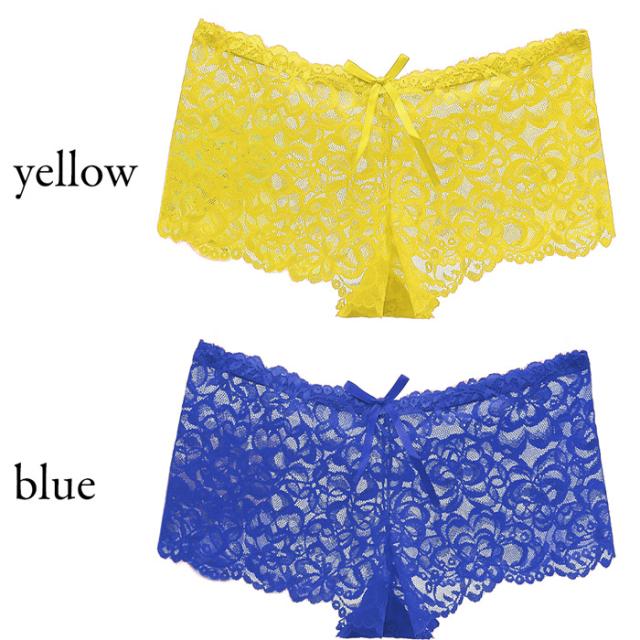 【プチプラ】 総レースのレディースボックスショーツ