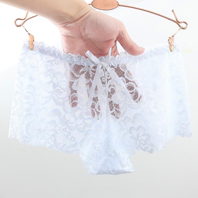 【プチプラ】 総レースのレディースボックスショーツ