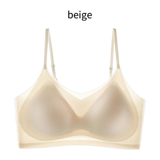 【 送料無料 】 紙より薄いシームレスノンワイヤーブラ