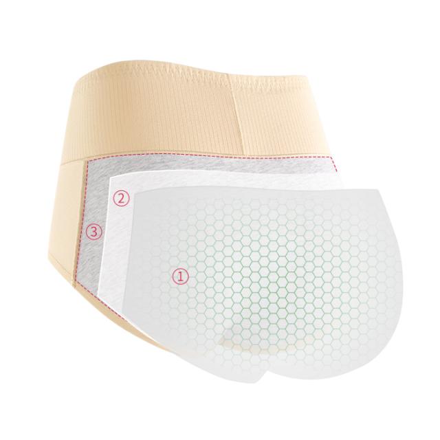 多い日・夜用に最適！深履きサニタリーショーツ